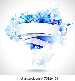 abstract composition with place for text