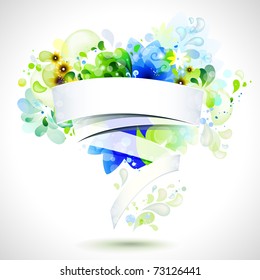 abstract composition with place for text