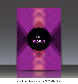 Abstract composition, polygonal lozenge construction, square blocks, diamond box surface, crystal facets, a4 brochure title sheet, rhombus logo,  business trademark icon, EPS 10 vector illustration