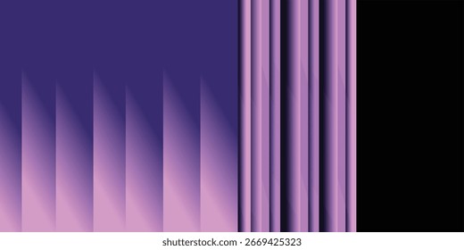 Composición Abstractas con tonos púrpura y rosa
