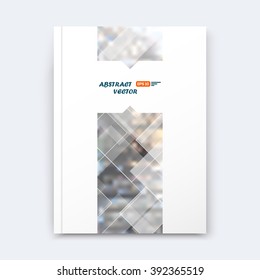 Abstract composition, quadrate texture label, square part construction, urban city font, a4 brochure title sheet, creative lozenge figure icon, rhombus print surface, banner form, flyer fiber, EPS 10