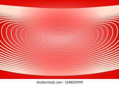 Abstract composition of radial, colored lines on a gradient background. Vector images.