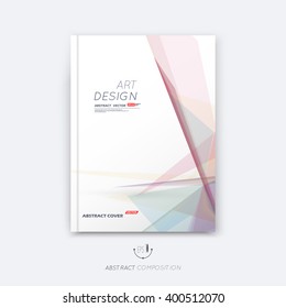 Abstract composition, rosy pastel font texture, stripe section surface, lines construction, white a4 brochure title sheet, creative figure vector art, commercial offer, banner form, flyer fiber frame 