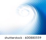 Abstract composition - round on the water. Vector with mosaic tiles, visual illusion of gradient effect, but vector without gradient