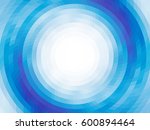 Abstract composition - round on the water. Vector with mosaic tiles, visual illusion of gradient effect, but vector without gradient