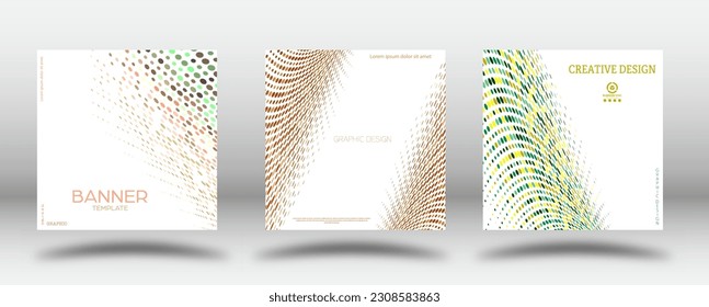 Abstract composition. A set of templates for corporate design. The idea of a cover, book, poster, banner. Interior design, prints and decorations. Creative design template