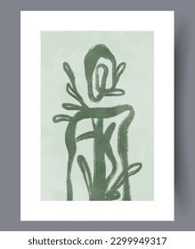 Composición abstracta de líneas shambólicas estampado de arte mural. Cartel de composición abstracta mínimo imprimible. Fondo decorativo contemporáneo con líneas. Paredes de arte para el diseño interior.