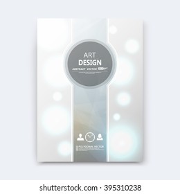 Abstract composition, silver font texture, grey stripe section cover surface, white light circle construction, brochure title sheet, creative vector art, commercial offer, banner form, flyer fiber