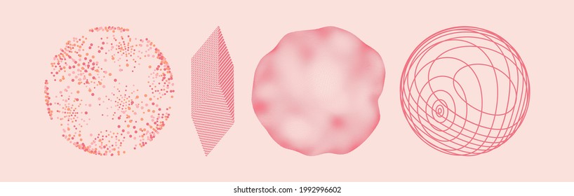 Abstract composition with simple geometric figures. Modern art graphics. Cover design template. Vector for cover, brochure or flyer.