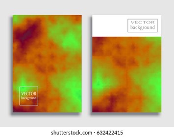 Abstract composition size a4. Colorful header design for flyer, brochure cover. Info banner frame, title sheet model set. Brand logo blurred texture. Modern digital art background