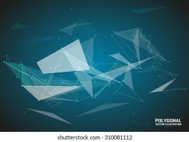 Abstract composition, space icon, star light, magic sequence, cosmic techno image, galaxy theme, modern wallpaper background, lines, triangles, headpiece, screen saver, EPS 10 vector illustration