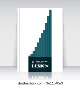 Abstract composition, square text frame surface, white a4 brochure title sheet, creative figure, logo sign construction, firm banner form, transparent quadrate icon, flier fashion, EPS10 illustration