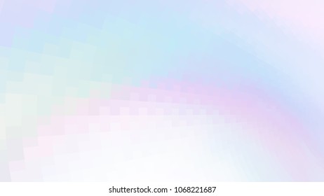 Abstract composition with squares. Optical illusion of blur effect. Place for text. Vector EPS10 background for presentation, flyer, poster. Digitally wallpaper. 16 : 9