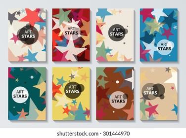 Abstract composition, stars, Brochures, background, EPS 10 vector illustration