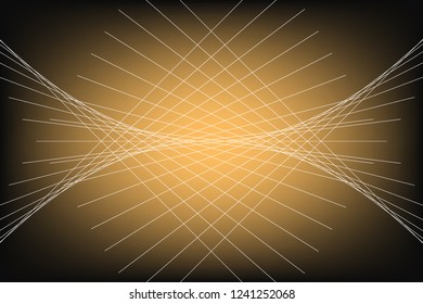 Abstract composition of straight, colored lines on a gradient background. Vector image.