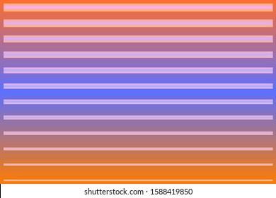 Abstract composition of straight, gradient, horizontal lines on a gradient background. Vector image.
