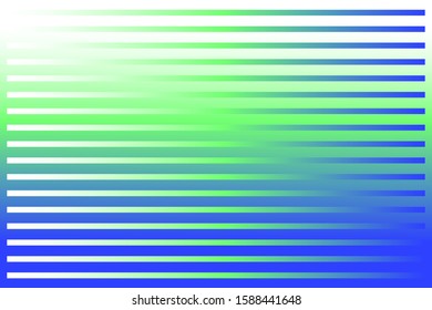 Abstract composition of straight, gradient, horizontal lines on a gradient background. Vector image.