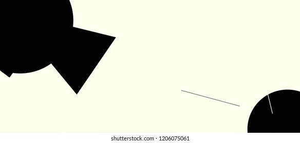 An abstract composition in a style of supermatism. Creative geometric background. Colorful retro wallpaper. The image format is suitable for printing on a mug.