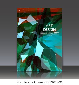 Abstract composition, substance macromolecule, chemical element particle, bio research magazine head page, a4 brochure title sheet, biotechnology, organic cell technology, EPS 10 vector illustration 