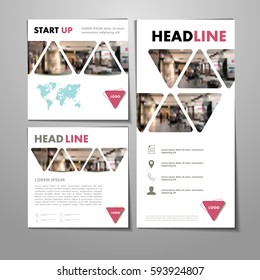 Abstract composition template page art. Creative vector design brochure for your advertising.