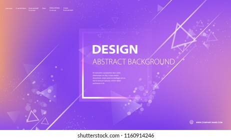 Abstract composition. Text frame surface. Blue, red, pink. Dynamic shapes composition cover design. Title sheet model set. Fluidity of color. Vector front page font. Ad banner form texture. Icon.