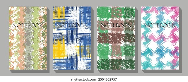 Abstract composition. Text frame surface. Green, yellow, blue, orange a4 brochure cover design.  Template for business presentations. 