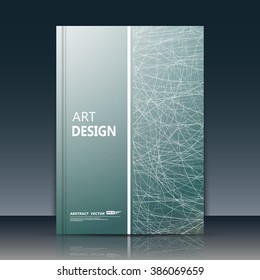 Abstract composition, text frame surface, a4 brochure title sheet, creative figure logo sign icon, trademark symbol design, firm name emblem, banner form, flier fashion, modern art, EPS10 vector image