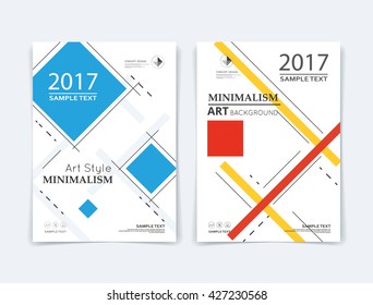 Abstract composition. Text frame surface. A4 brochure cover. White title sheet. Creative logo figure. Ad banner form texture. Blue, red square icon. Box block flyer fiber. EPS10 backdrop. Vector art
