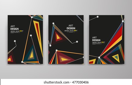Abstract composition. Text frame surface. Black a4 brochure cover design. Title sheet model set. Bright colored vitrage icon. Creative vector front page. Ad banner form texture. Patch flyer fiber font