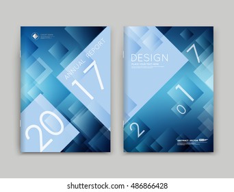 Abstract composition. Text frame surface. Blue a4 brochure cover design. Title sheet model set. Header box. Financial analytic 2017 icon. Vector front page font. Ad banner form texture. Flier fiber