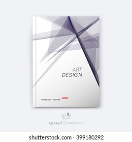 Abstract composition, transparent font texture, triangle section surface, violet lines construction, white brochure title sheet, creative figure vector art, commercial offer, banner form, flyer fiber