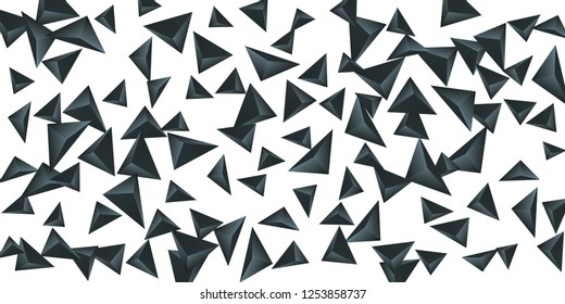 Abstract Composition Triangle 3d Vector Illustration Stock Vector ...