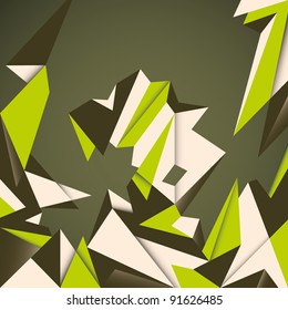 Abstract composition. Vector illustration.