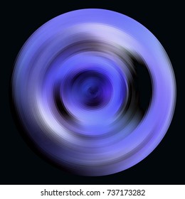 Abstract composition, vector with mosaic tiles, visual illusion of gradient effect, but vector without gradient