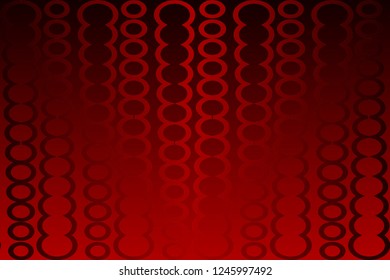Abstract composition of vertical, color, gradient, hollow circles on a gradient background. Vector images.
