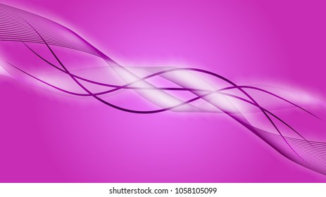 Abstract composition of wavy glowing lines. EPS 10.