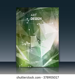 Abstract composition, white cybernetic dots, a4 brochure title sheet, creative gray figure, logo banner form, outer space flyer fiber, neon star matrix, elegant surface, EPS10 backdrop
