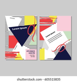 Abstract composition, white font texture, business card set, correspondence letter collection, patch part construction, creative text frame surface, figure logo icon.