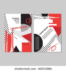 Abstract composition, white font texture, business card set, correspondence letter collection, patch part construction, creative text frame surface, figure logo icon.