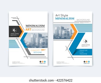 Abstract composition. Yellow, blue, triangular texture. Black dots, lines, part construction. White brochure title sheet. Header. Creative figure icon surface. Triangle section banner form. Flyer font