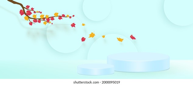 Abstract composition, yellow leaves theme, leaflet background, autumn events flyer, natural print, eco design, botanic pattern, november tree icon, leaf fall, EPS 10 vector illustration.