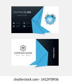 Abstract composition.Text frame surface. Blue, black A4 brochure cover design. Title sheet model set. Polygonal space icon. Vector front page font. Ad banner form texture. Flier fiber