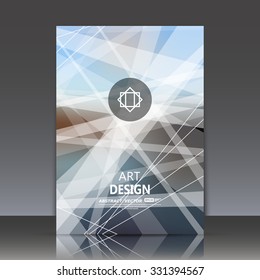 Abstract composition,urban city tangled background, a4 brochure title sheet, background, logo construction, light rays surface, movement backdrop, EPS 10 vector illustration