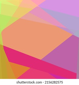 Abstract computational color Polygones background illustration