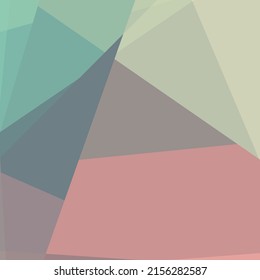 Abstract computational color Polygones background illustration