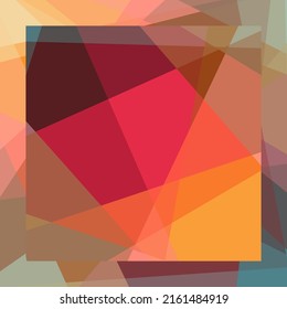 Abstract computational color Polygones background illustration
