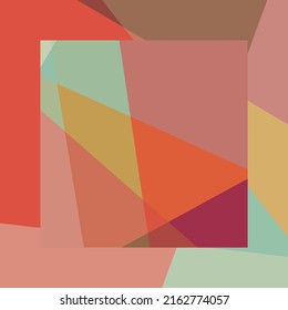 Color de cálculo abstracto Ilustración de fondo de polígonos