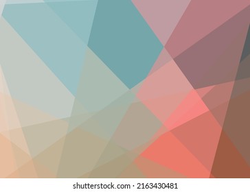Abstract computational color Polygones background illustration