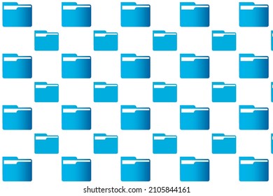 Abstract Computer Folder Pattern Background