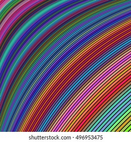 Abstract computer generated fractal stripes background design